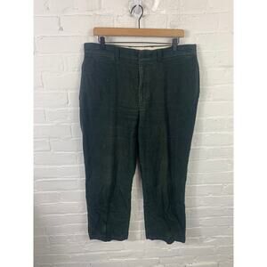 L.L. Bean Men's Classic Fit Straight Leg Corduroy Pants Cotton Black Size 36